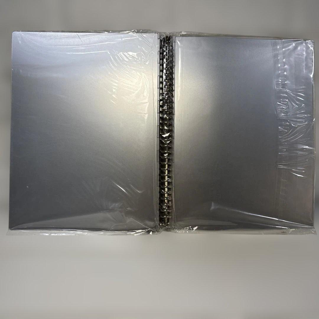 廃盤新品未使用！無印良品 アルミバインダー A4・30穴 希少品