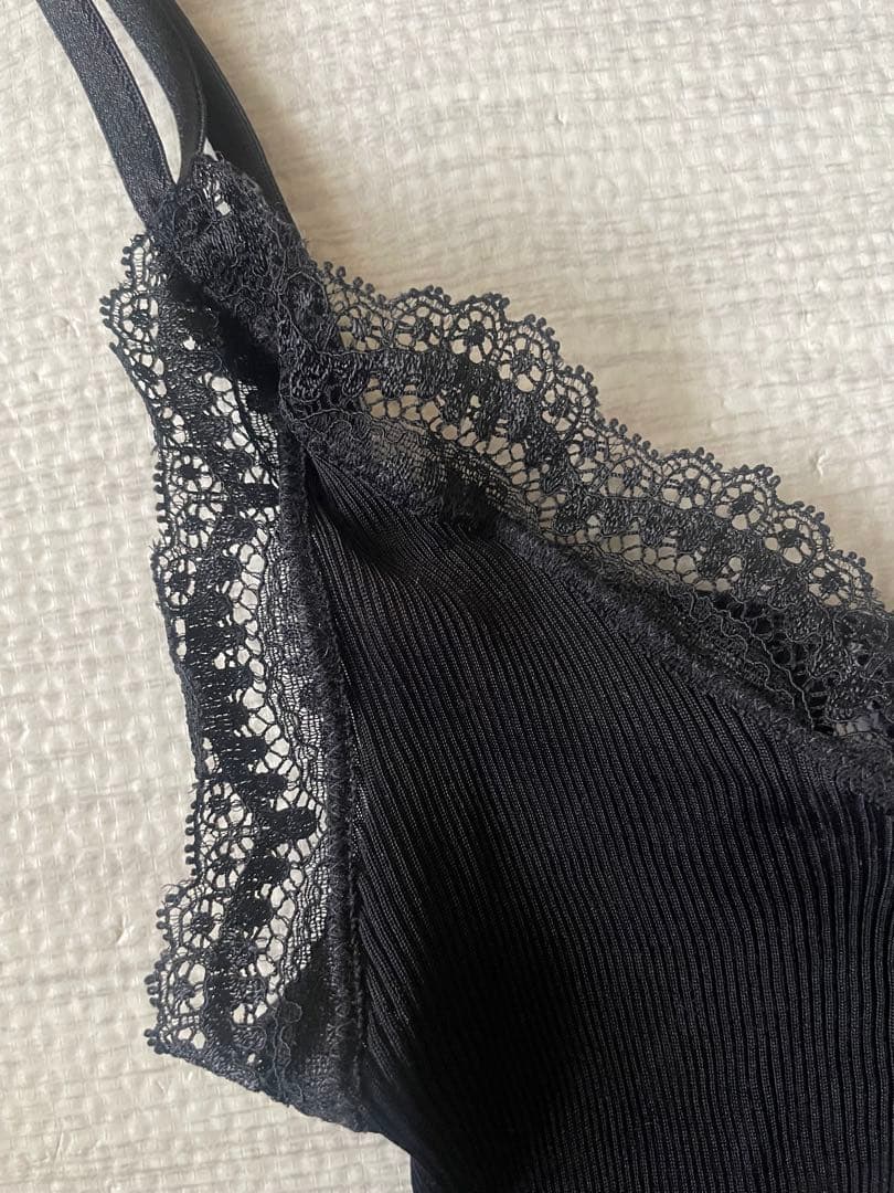 オスカリ－ト シルク　レ－スキャミソール