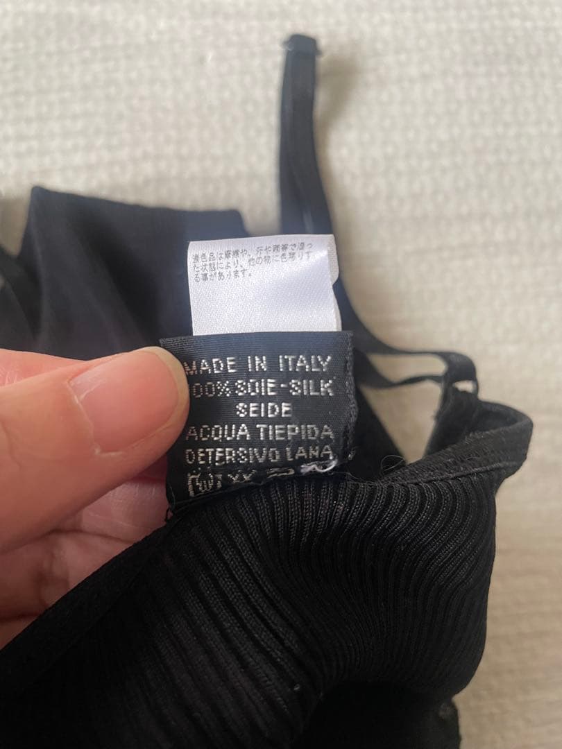 オスカリ－ト シルク　レ－スキャミソール