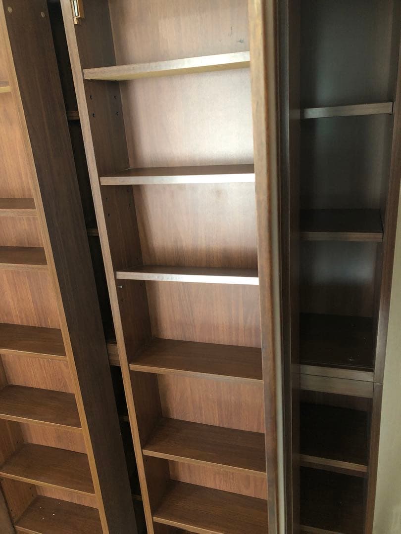 【☆送料込☆】本棚 ダブルスライド 大容量