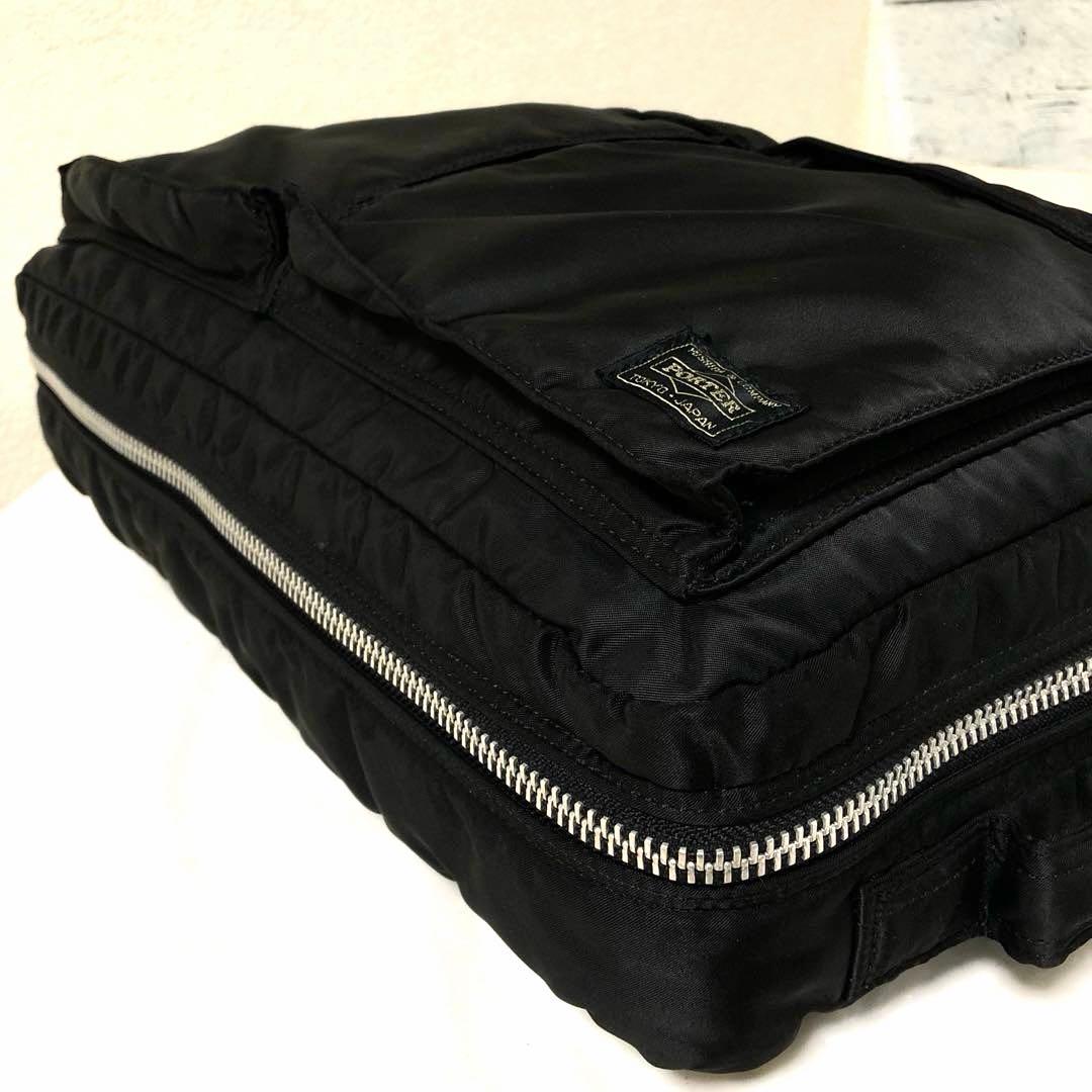 美品✨廃盤 ポータータンカー ビジネスバッグ 3way A4可 大容量 ブラック