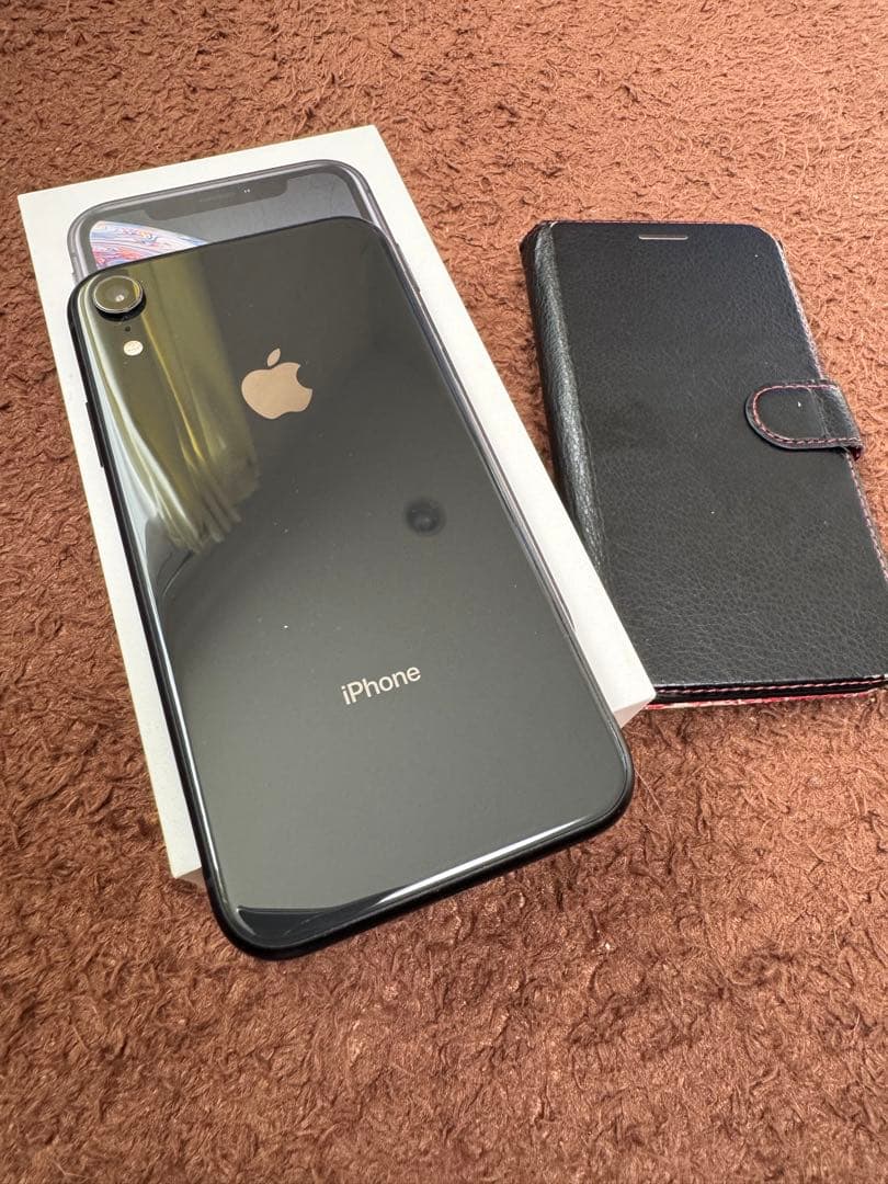 Apple iPhone XR ブラック 64GB SIMフリー 付属品全て有