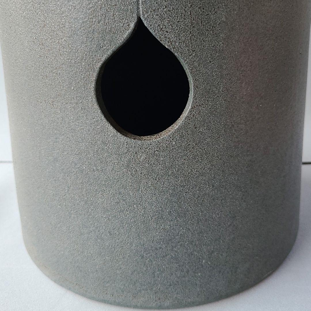 訳あり出品⤵️信楽焼 結び 傘立て  高さ４５cm