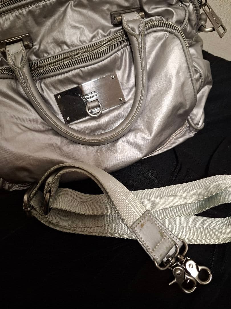DIESEL シルバー バッグ