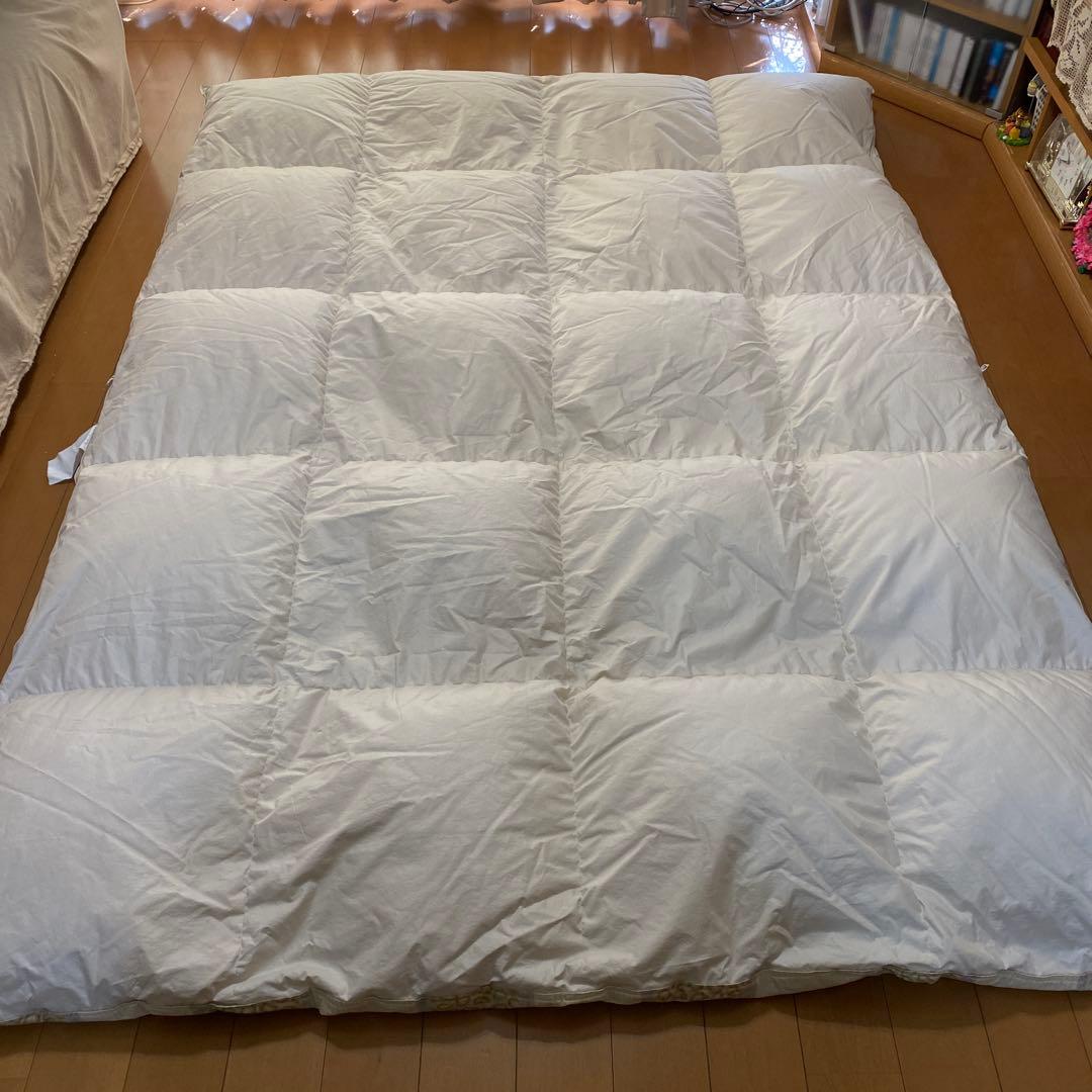 ホワイトダックダウン70%羽毛掛け布団 シングル