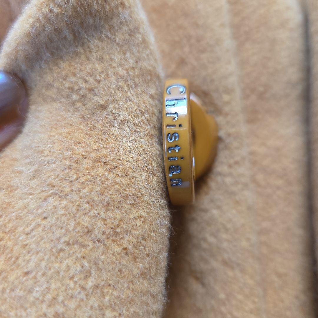 Christian Dior ダブルブレストコート マスタード