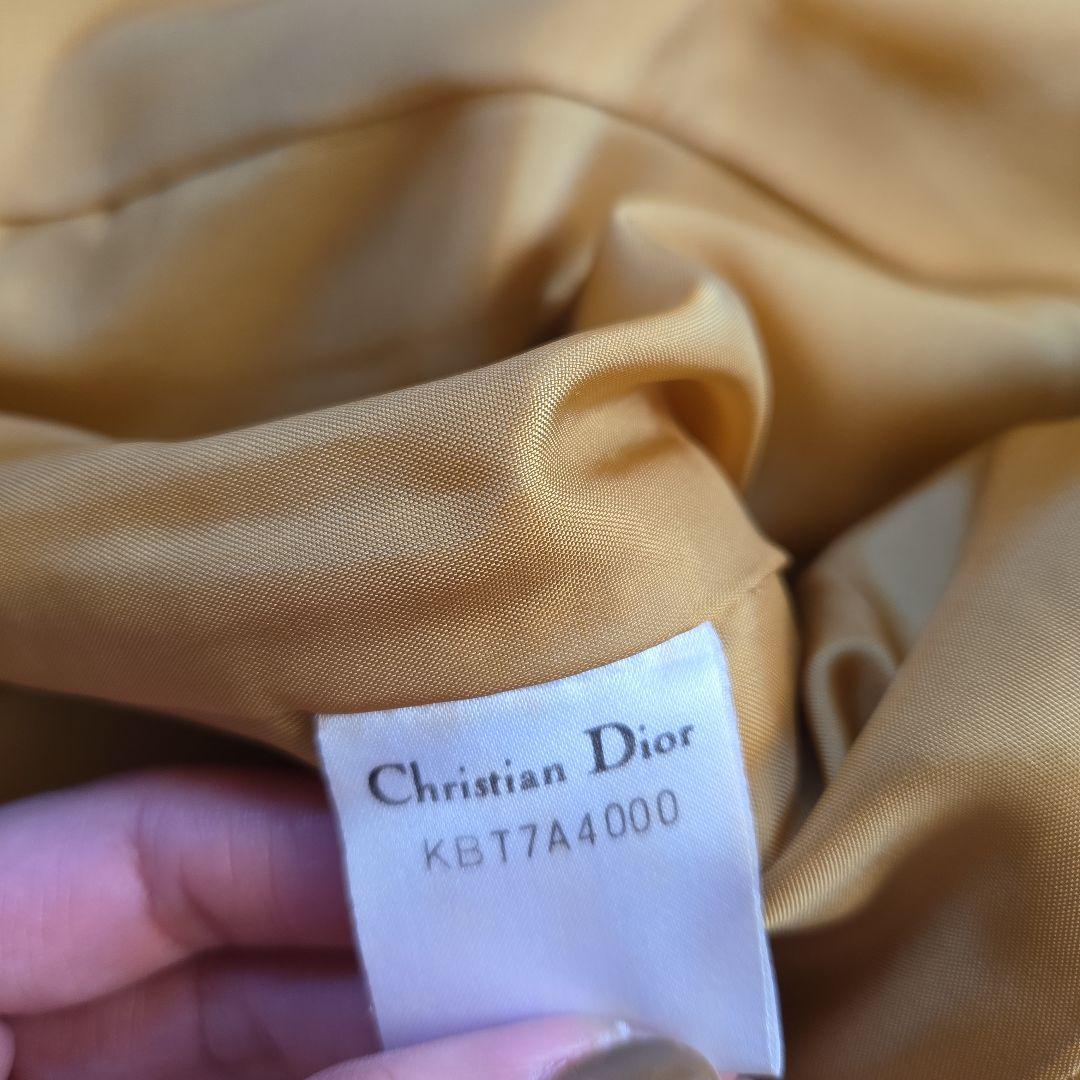 Christian Dior ダブルブレストコート マスタード