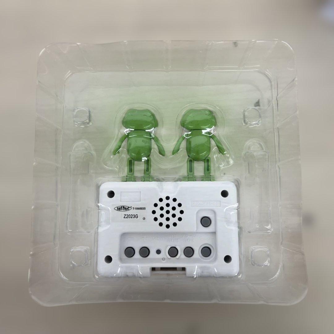 261099リズム目覚まし時計デジタル時計 ケロクロック2 8RDA46RH03