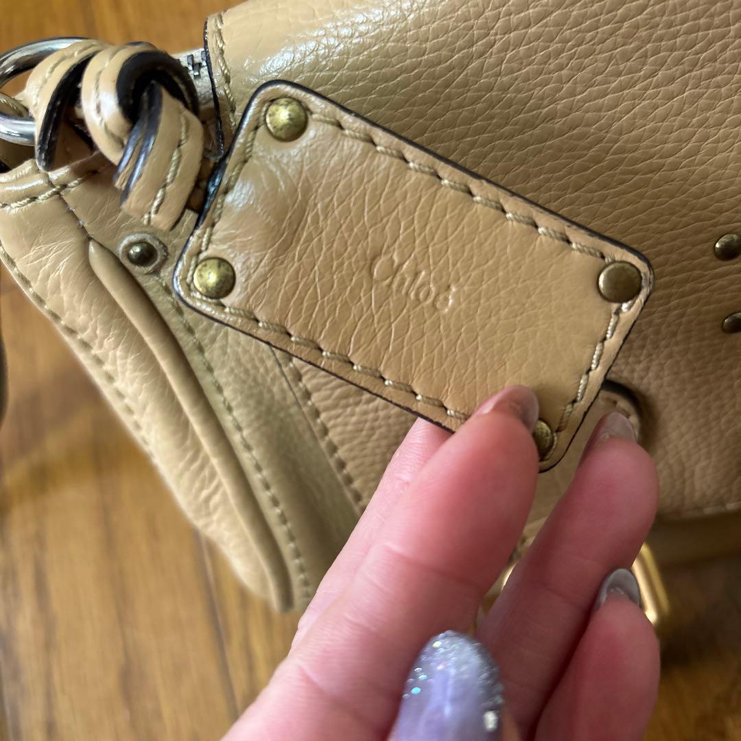 Chloé パディントン　ショルダーバッグ ベージュ