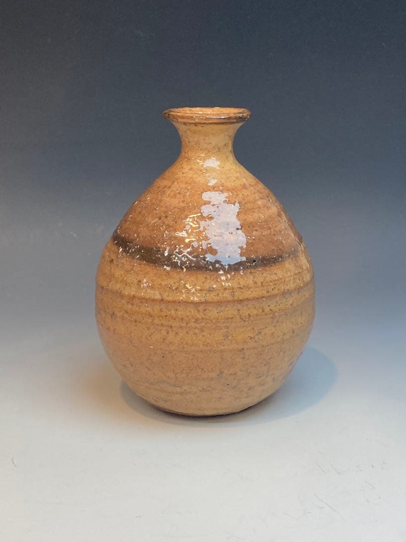 十三代 坂田泥華 作 萩徳利 共箱 酒器