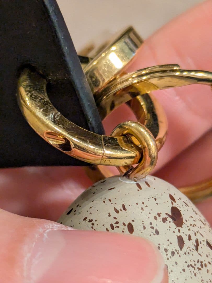 loewe　ロエベ　卵　キーリング