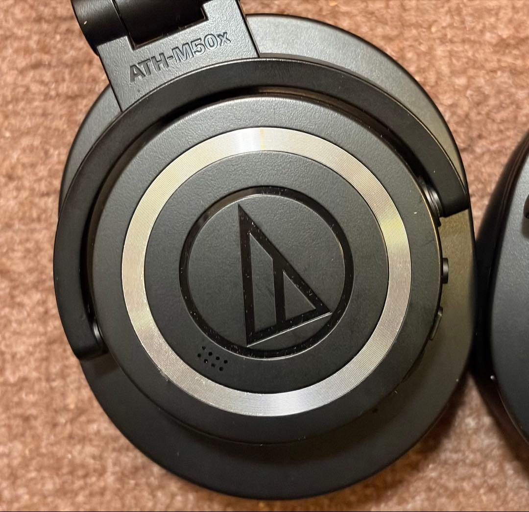 【極美品】ATH-M50xBT2 純正メッシュイヤーパッド付き