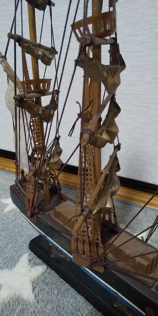 アンティーク中型船模型