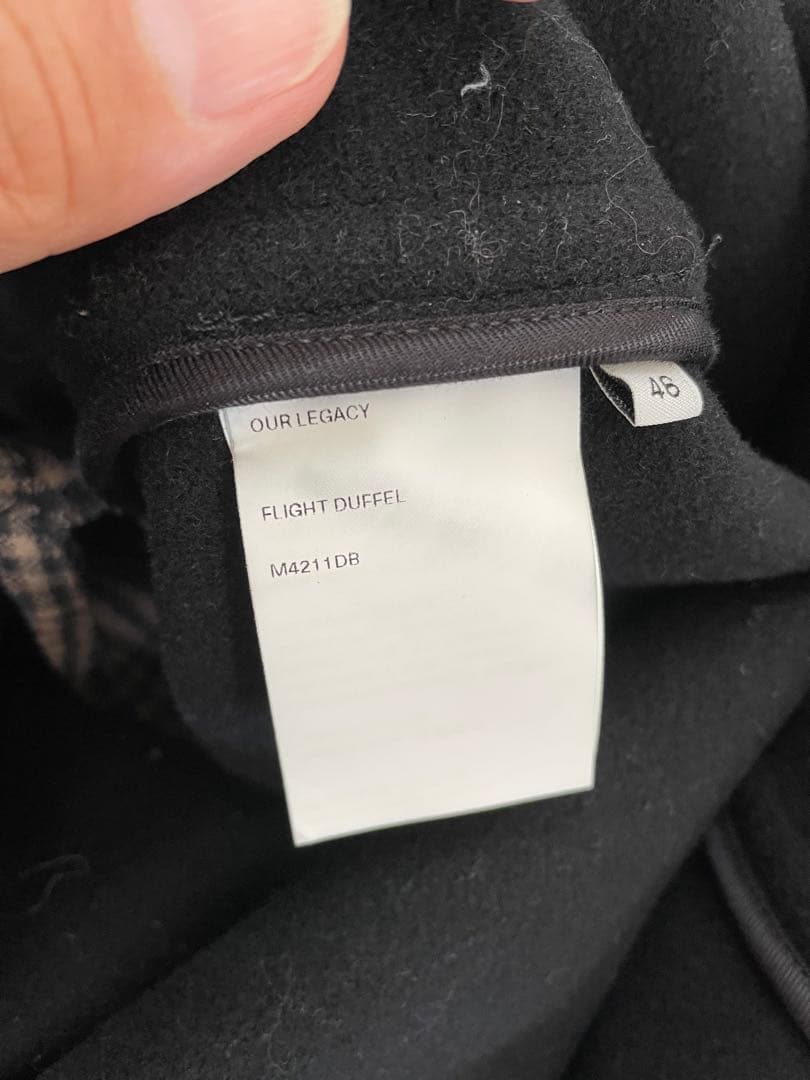 our legacy flight duffel ダッフルコート