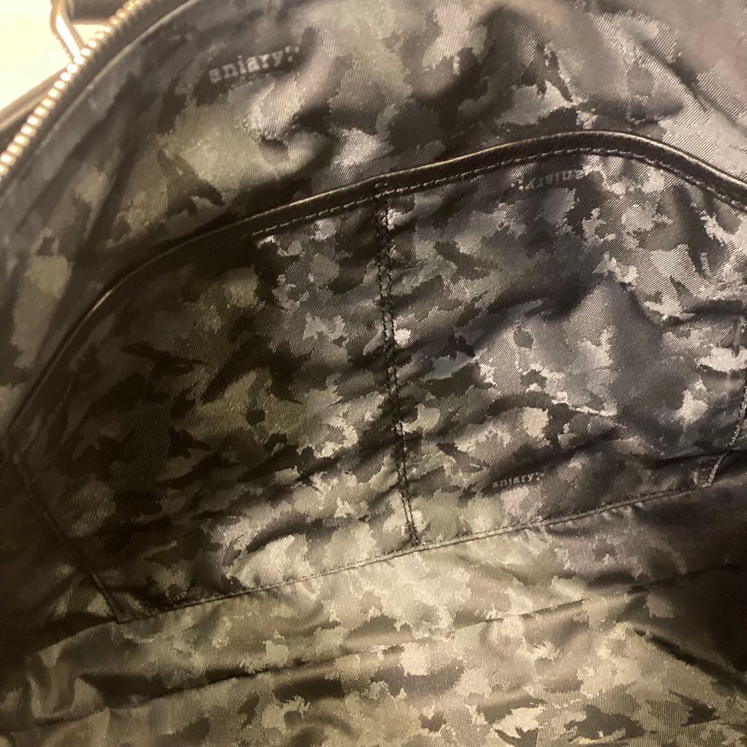 新品未使用　アニアリ　aniary シンプルブリーフケース　ビジネスバッグ　黒