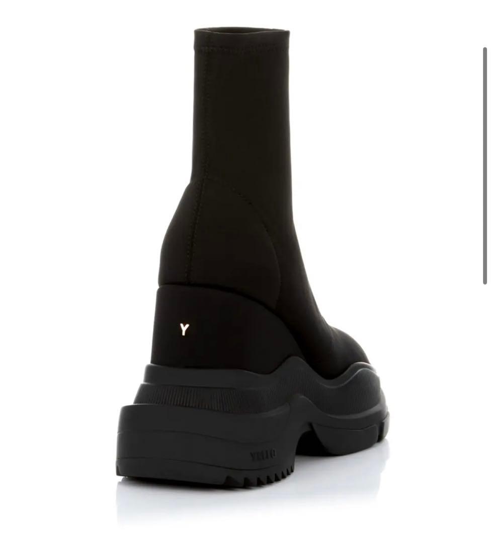 美品【YELLO】 DOUBLE SNEAKER SHORT BOOTS ブーツ