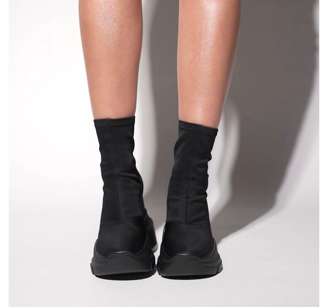 美品【YELLO】 DOUBLE SNEAKER SHORT BOOTS ブーツ