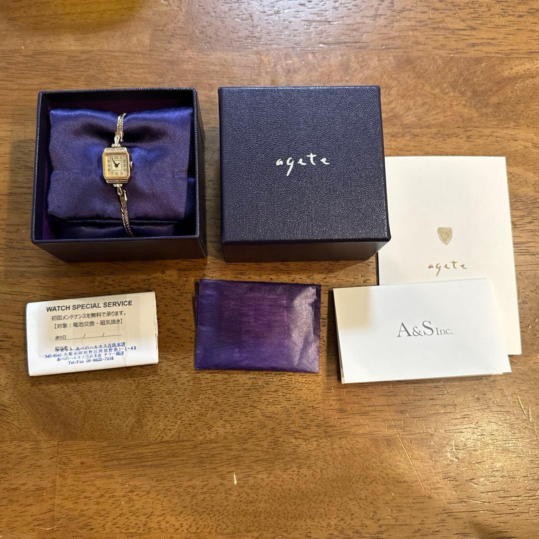 アガットクラシック　agete CLASSIC時計