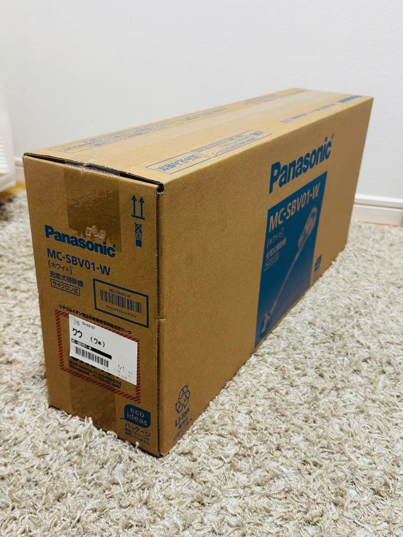 【新品未開封】パナソニック　Panasonic MC-SBV01-W 掃除機