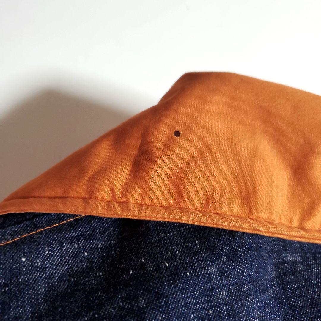 Levi's　RED TAB　オレンジ 濃紺 デニム　ダウンジャケット