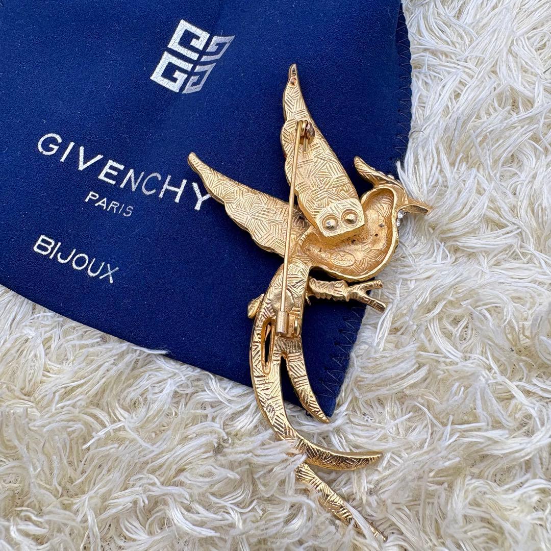 ジバンシー　バード　鳥　ブローチ