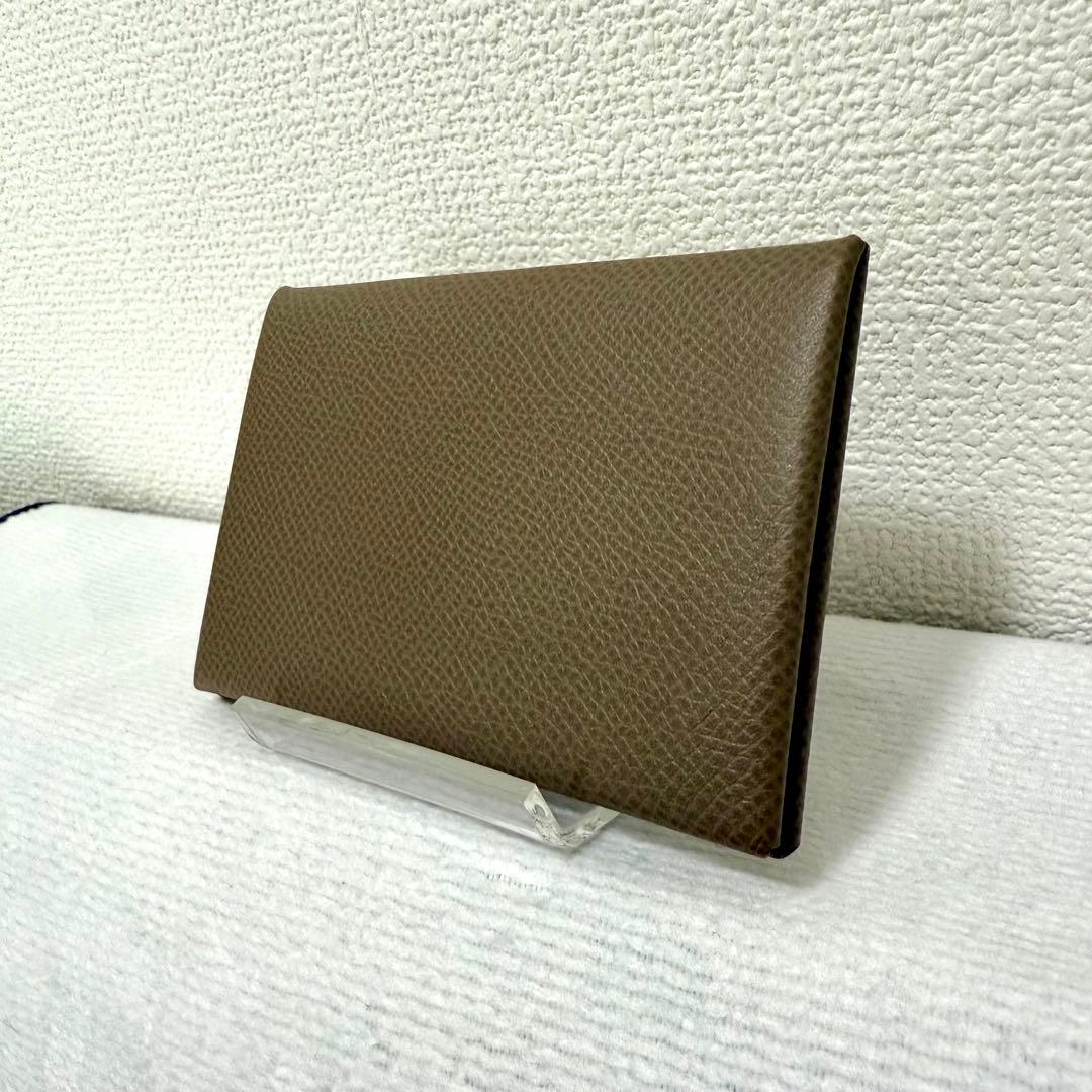 エルメス カルヴィ カードケース 名刺入れ エトゥープ