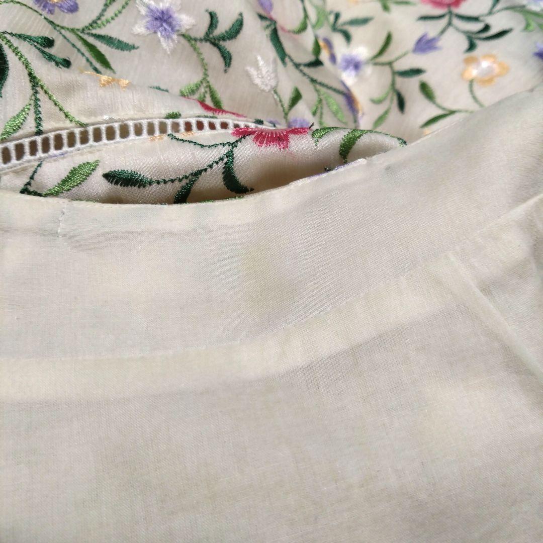 トッカ　ワンピース　4　花柄　刺繍　総刺繍