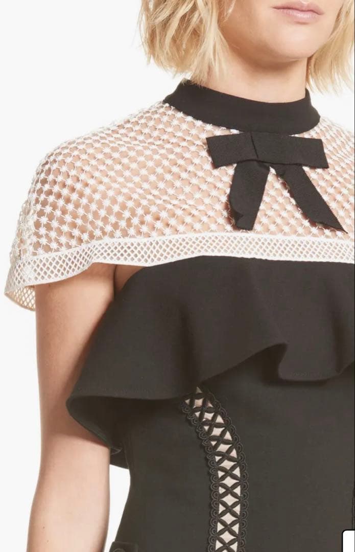 Self-Portrait セルフポートレイト ブラック ミニドレス ワンピース