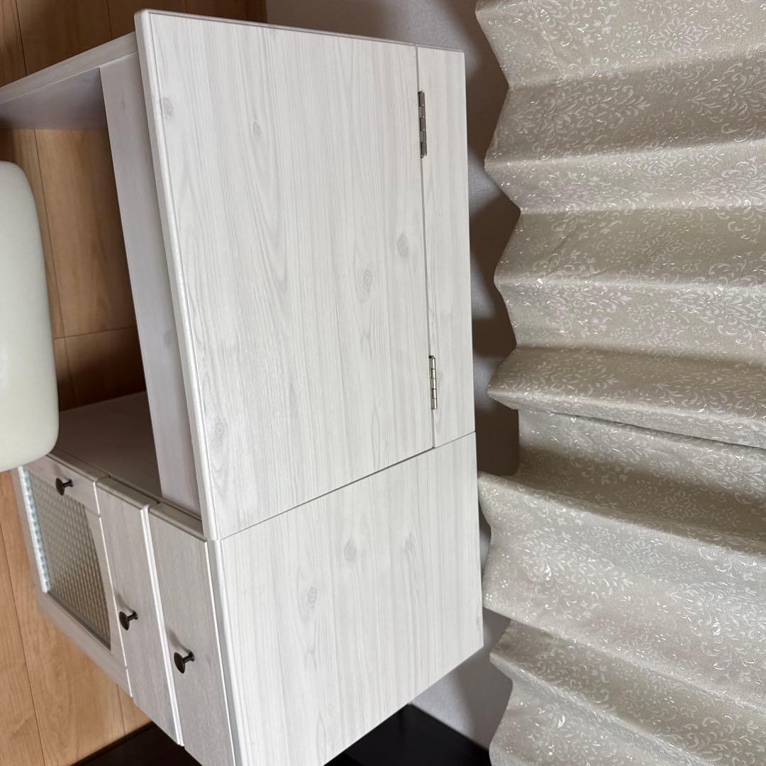 超美品❗️化粧台、ホワイト木製ドレッサー・鏡台