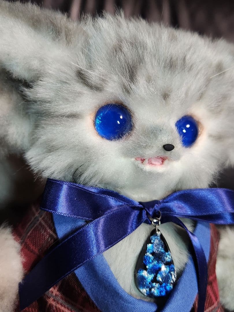 らずり　アートドール　ユキヒョウさん　冬の幻獣