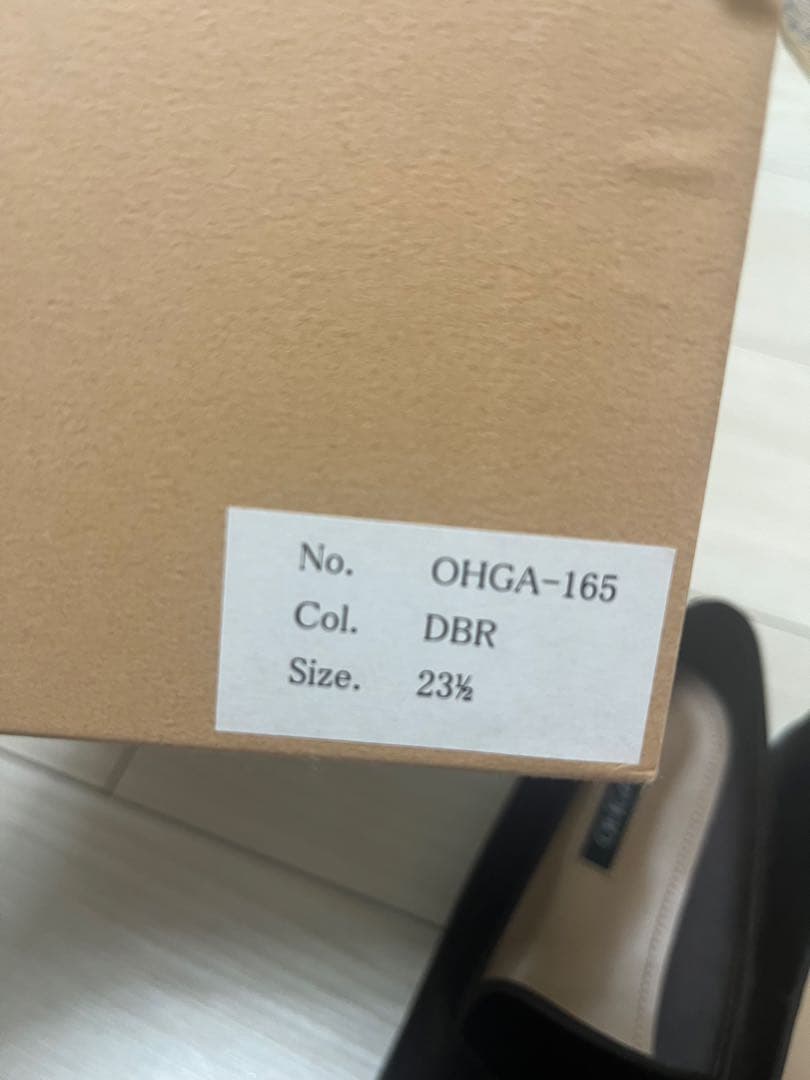 OHGA ベルベット ローファー