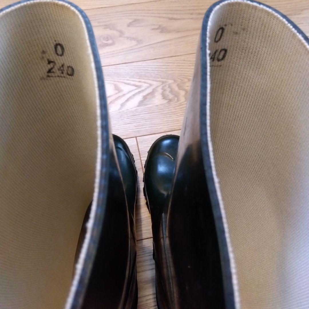 スコットランド製　長靴　レインブーツ　ラバーブーツ　ゴム靴　未使用保管品