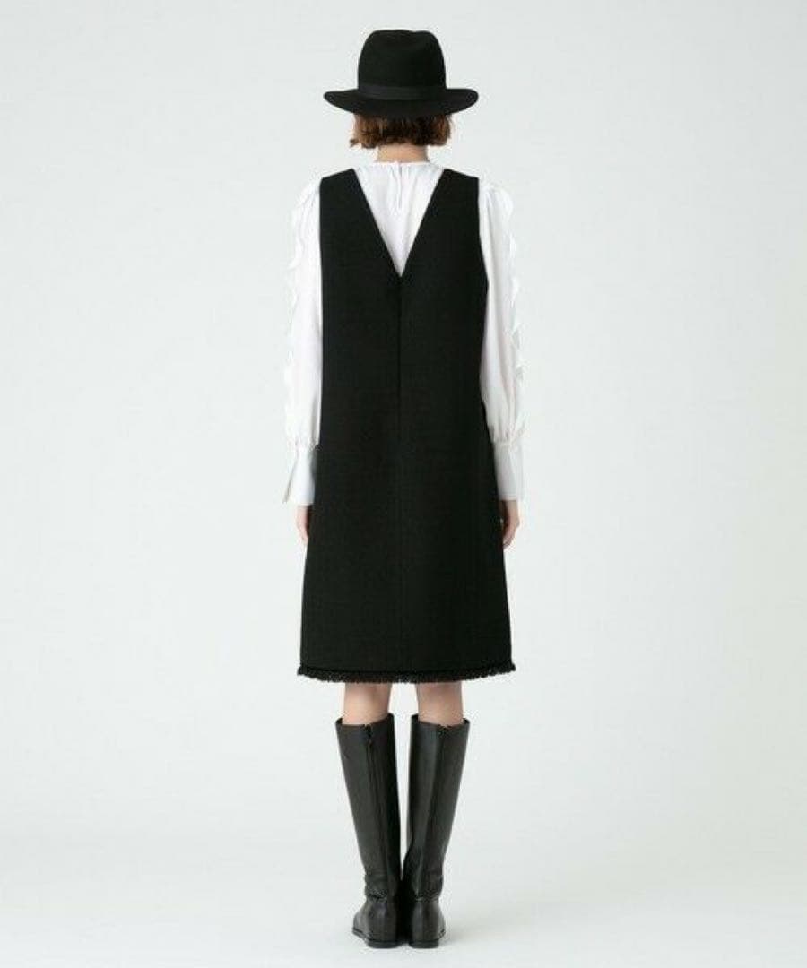 【新品・未使用】ルルウィルビー　ツイードジャンスカ