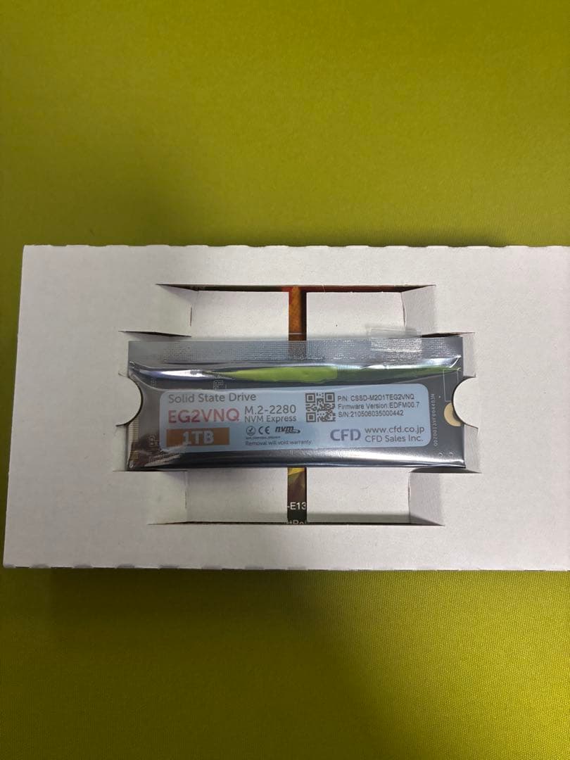 CFD 1TB M.2 2280 SSD CSFD-M2T0G2VNQ 未使用品