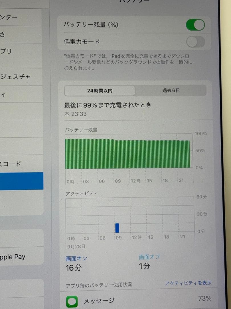 iPad本体 第6世代 91％ ケース付き WiFi＋cellular 32GB