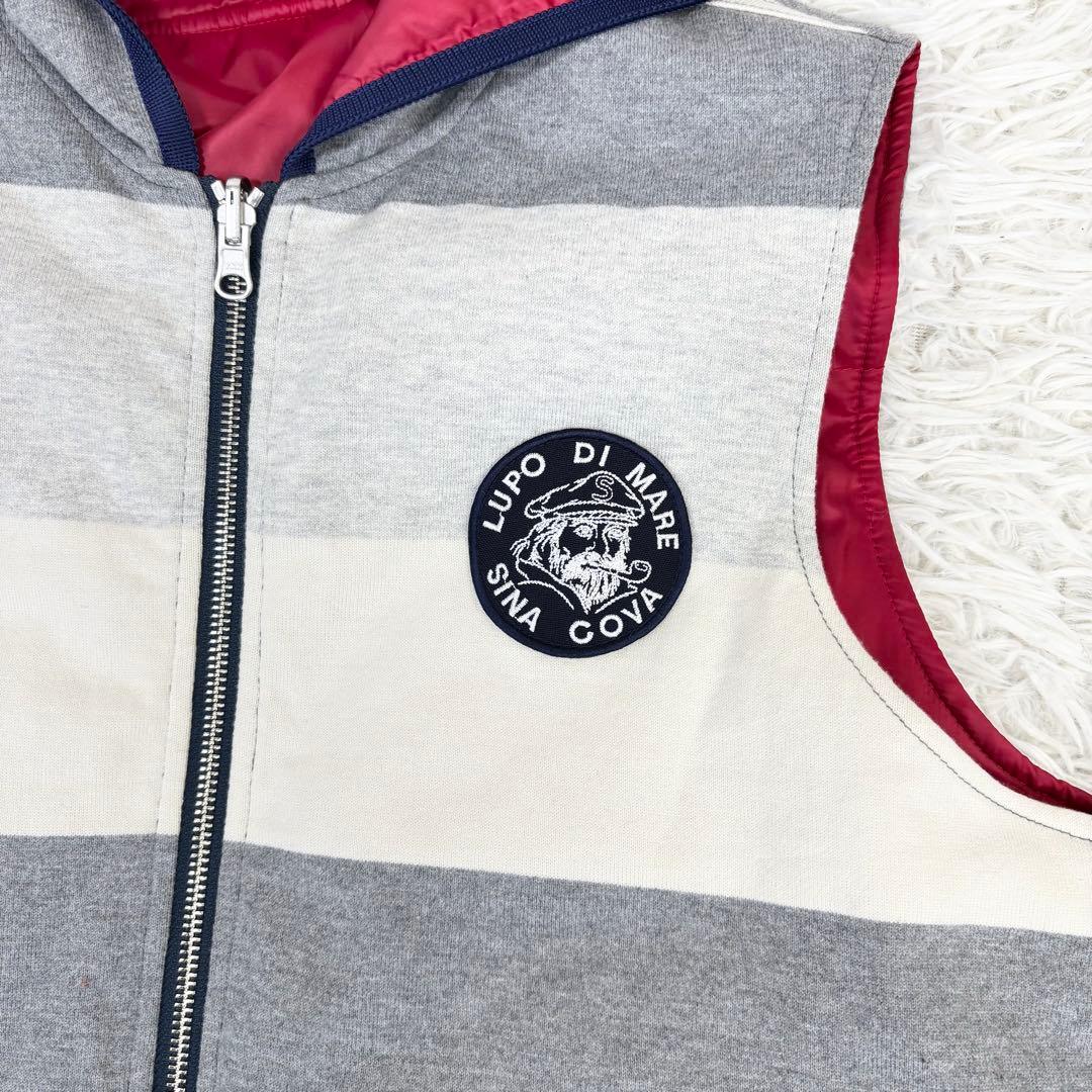 SINA COVA 中綿 コットン×ポリエステル リバーシブルパーカー M