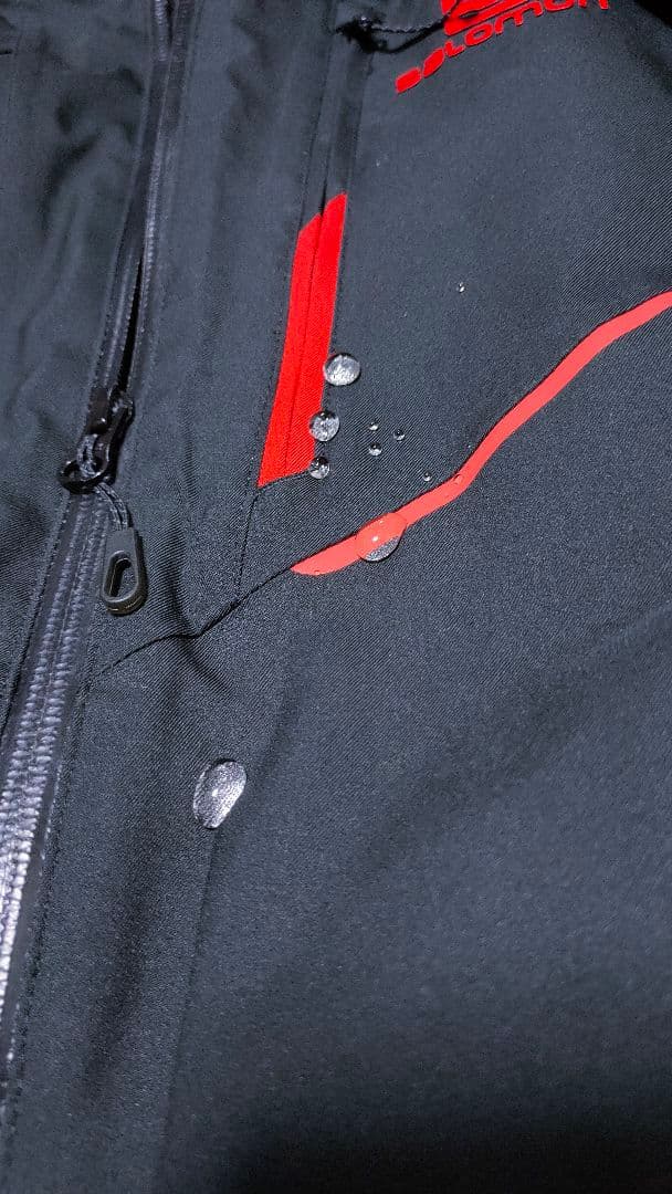 【サロモン SALOMON】スキーウェア 保温 ブラック メンズL