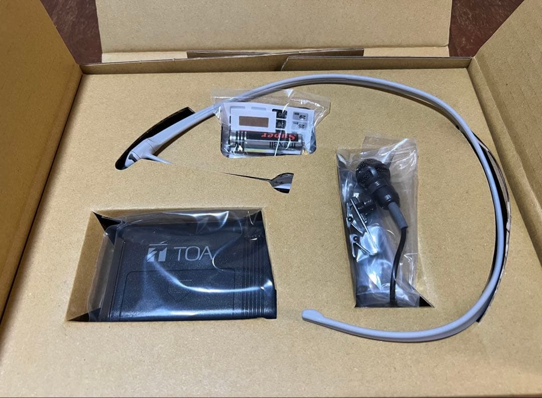 TOA WM1320/WH4000A ワイヤレスピンマイク&ヘッドセット