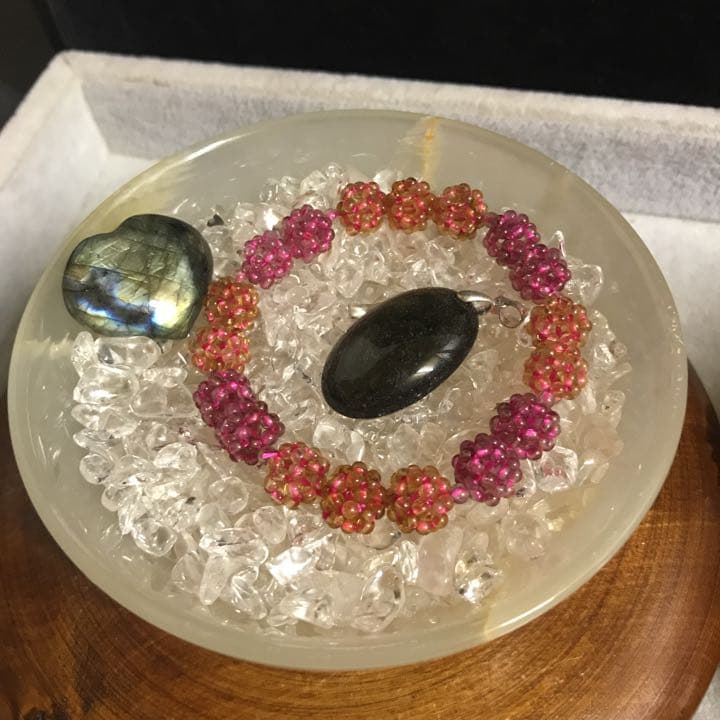 ★特選NEW★人脈の石♡ストレスの緩和【温泉グリーンアラゴナイト『霰石』】❤️