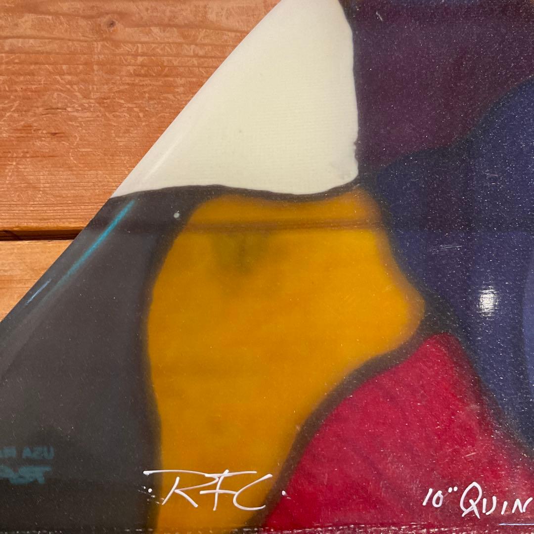 レインボーフィン Quintal 10 ロングボード　ステンドグラスフィン