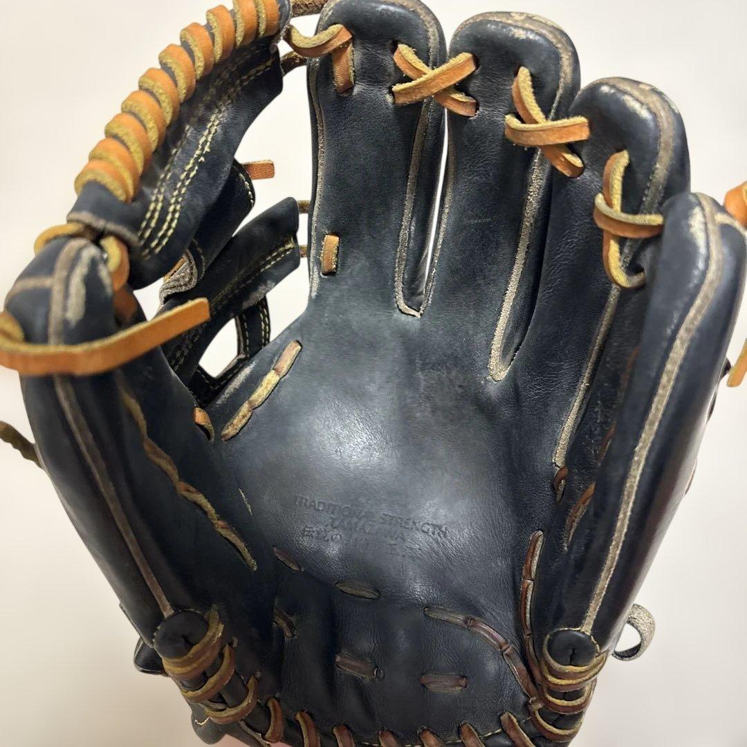 玉澤 硬式グローブ 右投げ用 黒