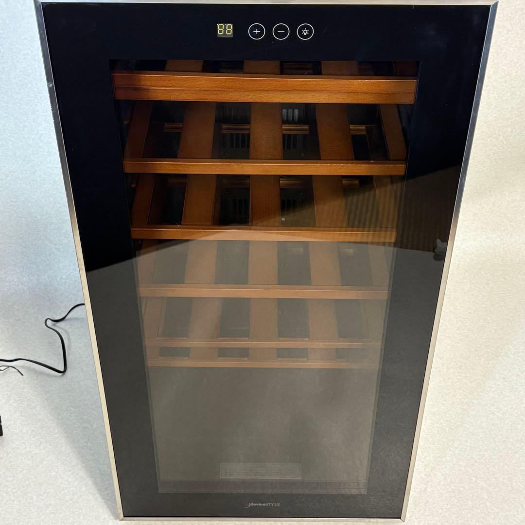 deviceSTYLE CDW-33W ワインセラー 75L 33本収納