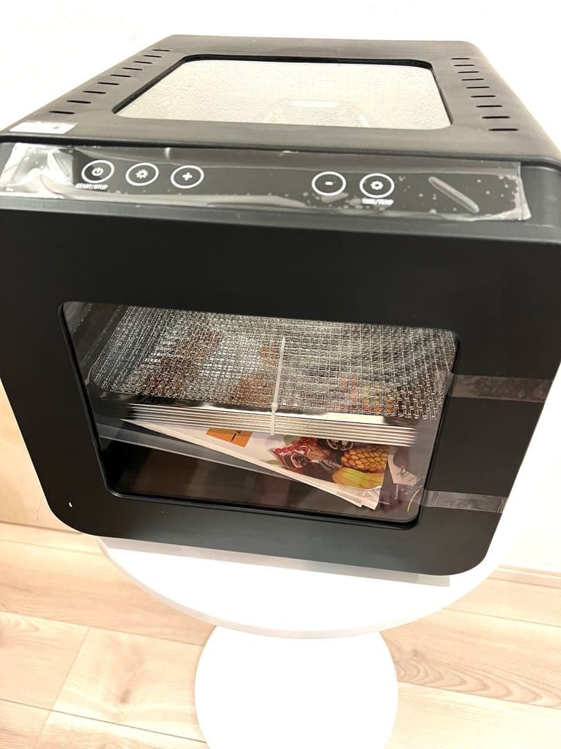 ❤️フードドライヤー ❤️食品乾燥機 400W 360°熱風循環加熱 両面ガラス