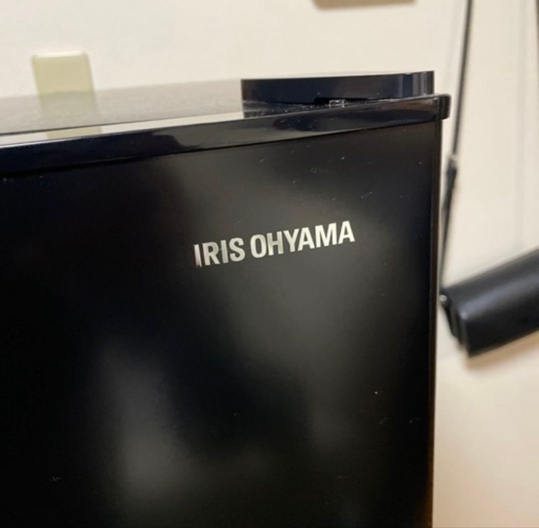 IRIS OHYAMA 2ドア冷蔵庫 ブラック 引き取り限定