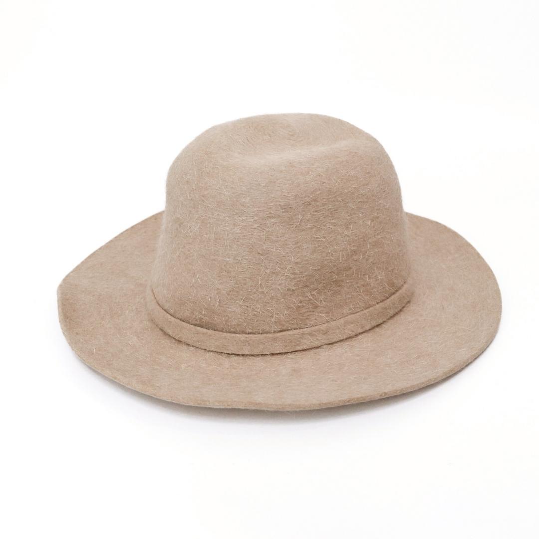 HERMES エルメス ハット 58 フランス製 ウール100％ 1006