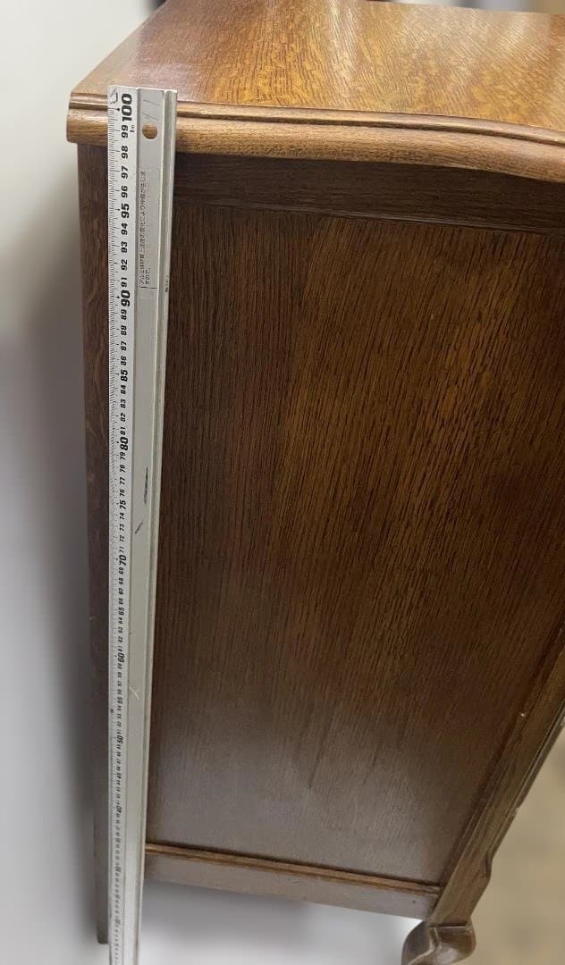 オーク材 3段引き出しナイトスタンド