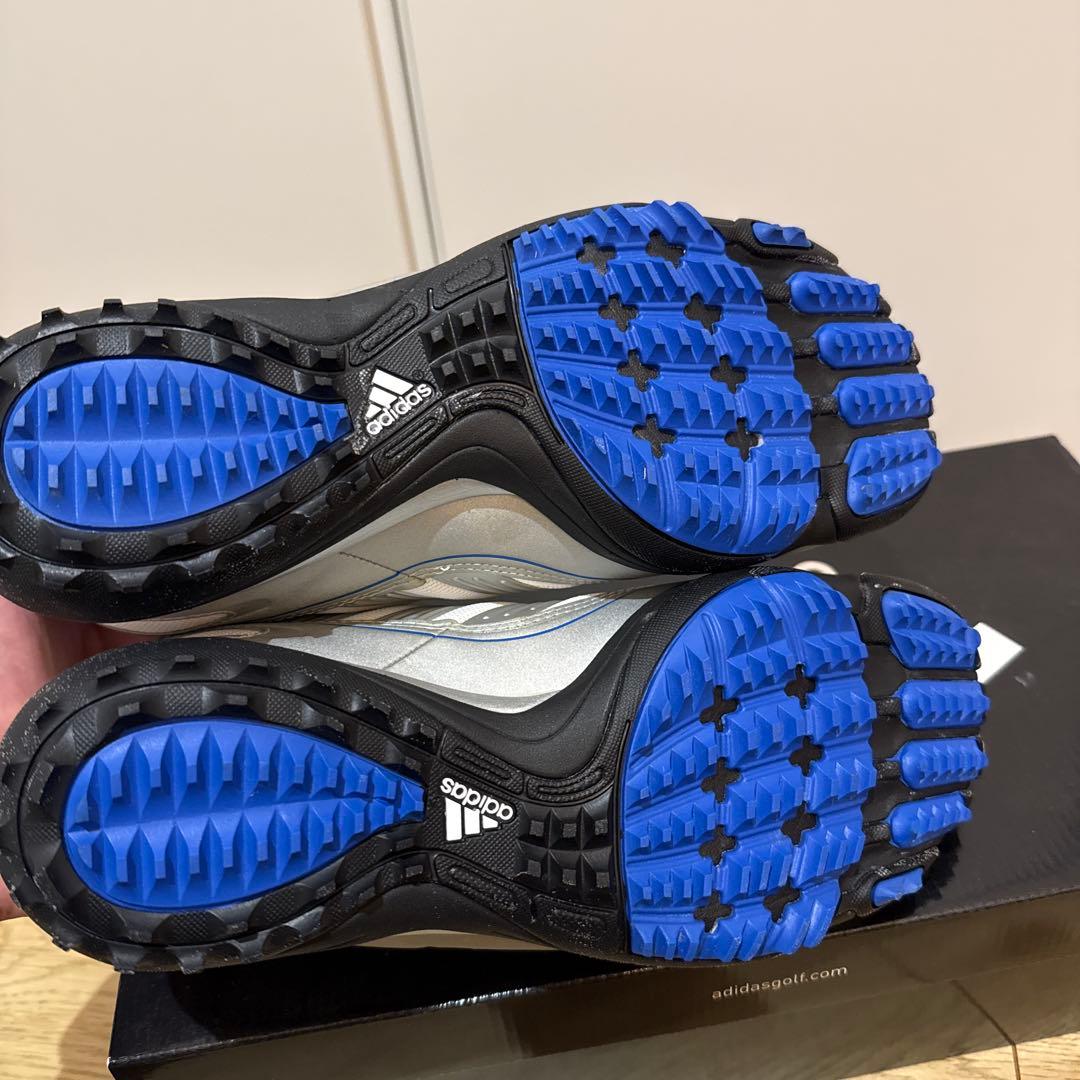 adidas ゴルフシューズ ホワイト/シルバー