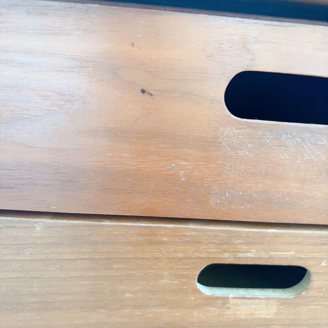 無印良品 スタッキングシェルフ 3×3 ウォルナット収納＋引き出し2個