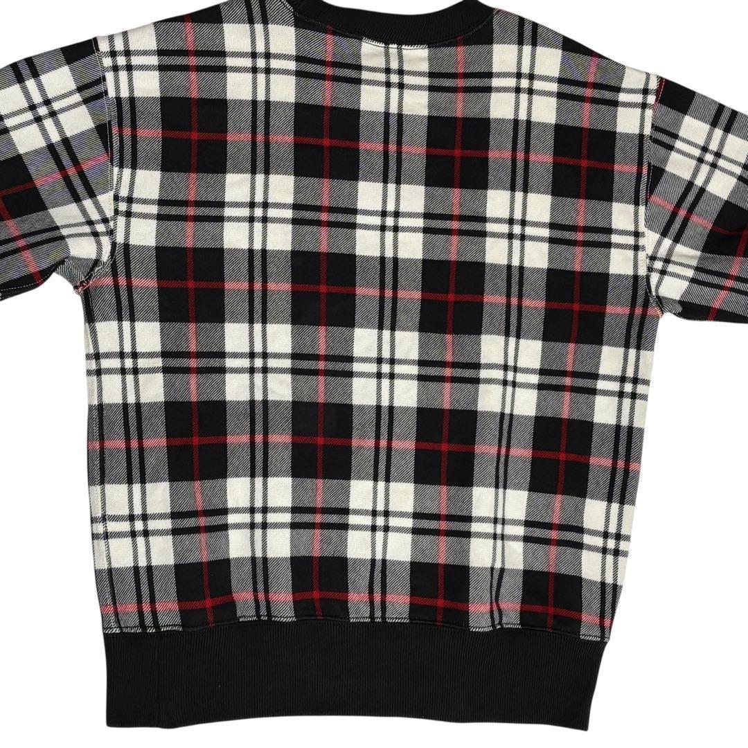 ポロ バイ ラルフローレン スウェット チェック ベロア ステッチ 刺繍 ビーズ