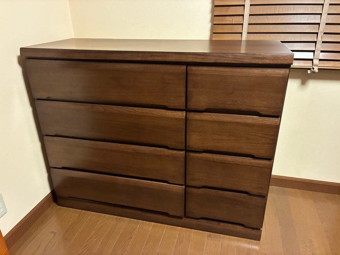 約4万　美品　人気大川家具　収納タンス☆直接引き渡し限定品